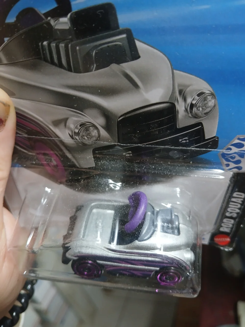 silver and purple Hot Wheels Pedal Driver is part of the 2026 Rod Squad series (